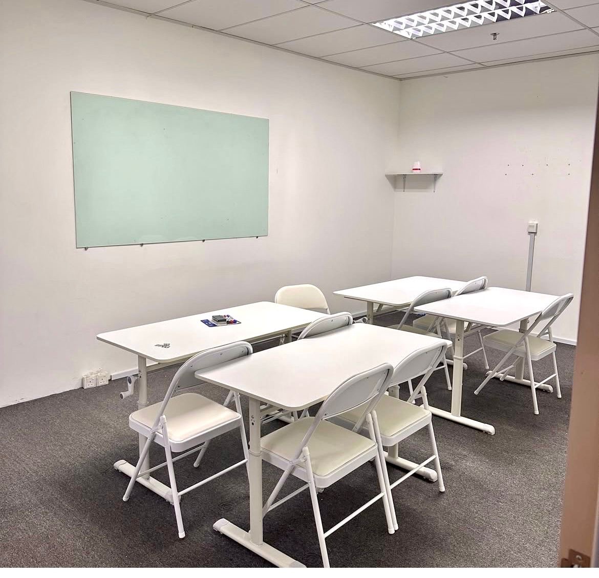 Bright classroom learning space